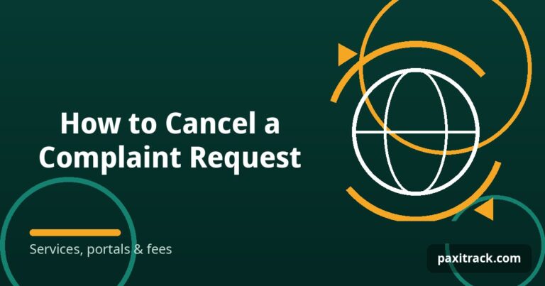 How to Cancel a Complaint Request