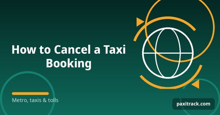 How to Cancel a Taxi Booking