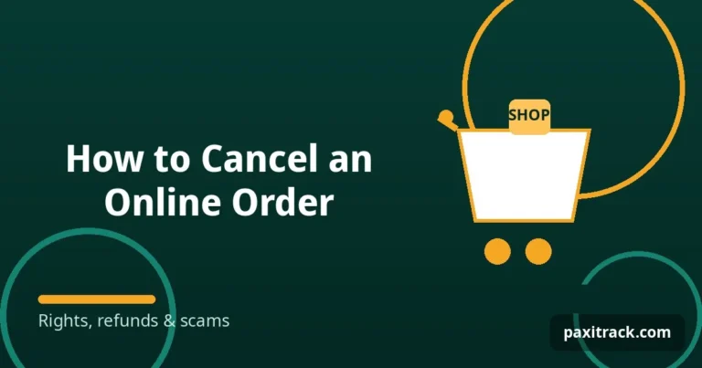 How to Cancel an Online Order