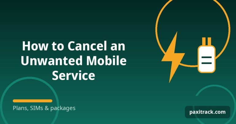 How to Cancel an Unwanted Mobile Service