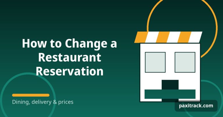 How to Change a Restaurant Reservation