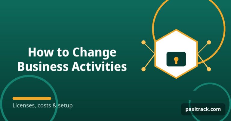 How to Change Business Activities