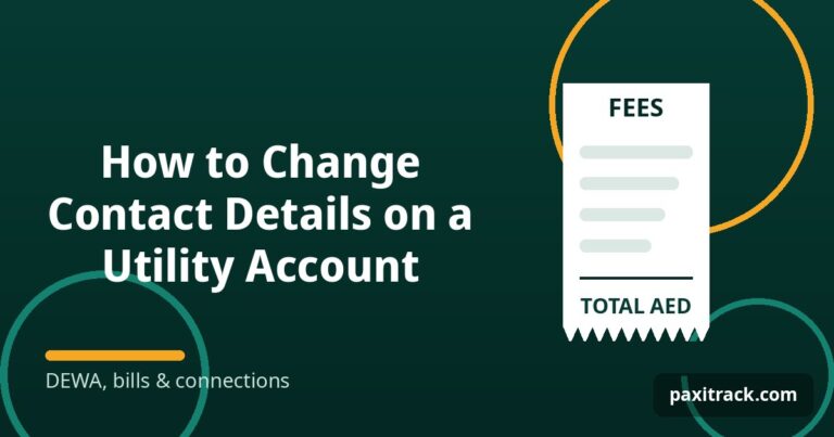 How to Change Contact Details on a Utility Account