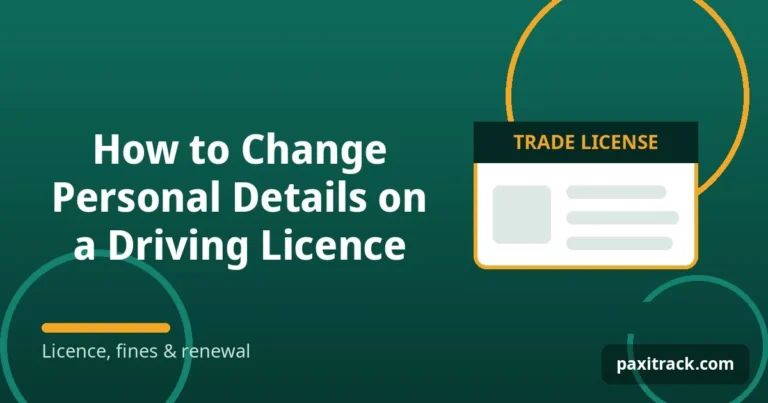 How to Change Personal Details on a Driving Licence