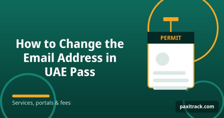 How to Change the Email Address in UAE Pass