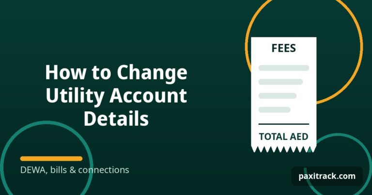 How to Change Utility Account Details