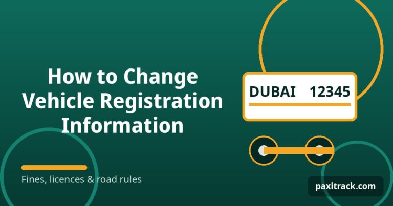 How to Change Vehicle Registration Information