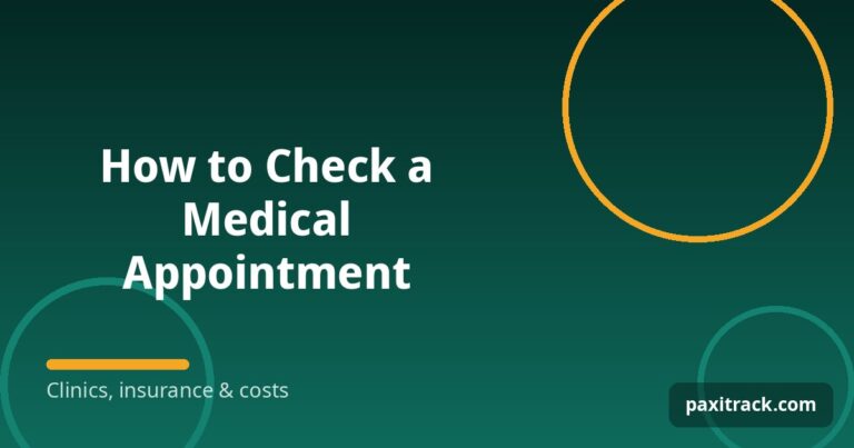 How to Check a Medical Appointment