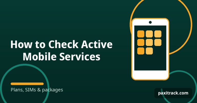 How to Check Active Mobile Services