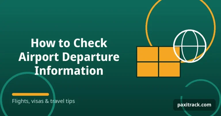 How to Check Airport Departure Information