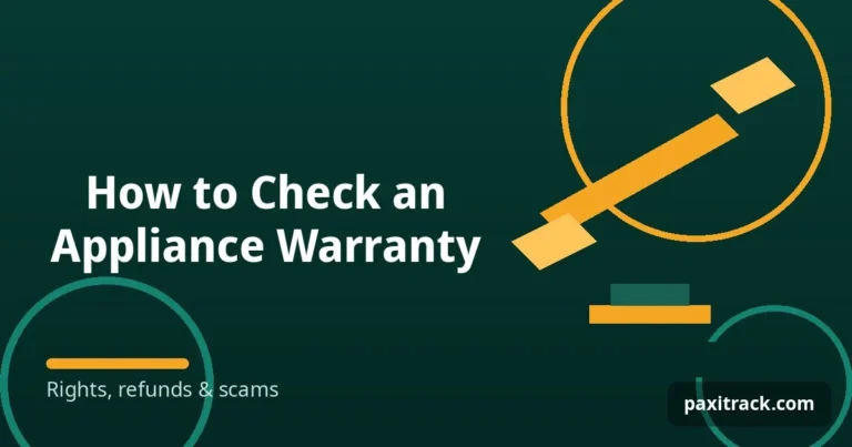 How to Check an Appliance Warranty