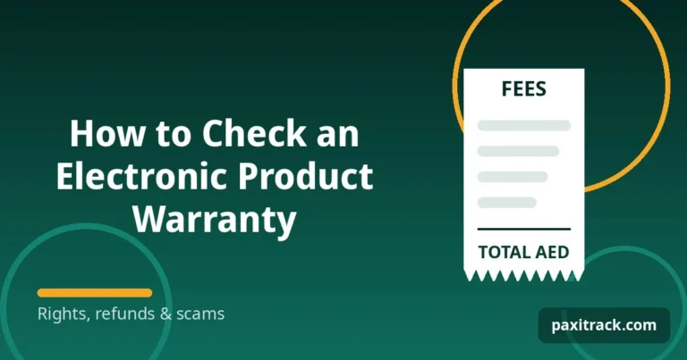 How to Check an Electronic Product Warranty