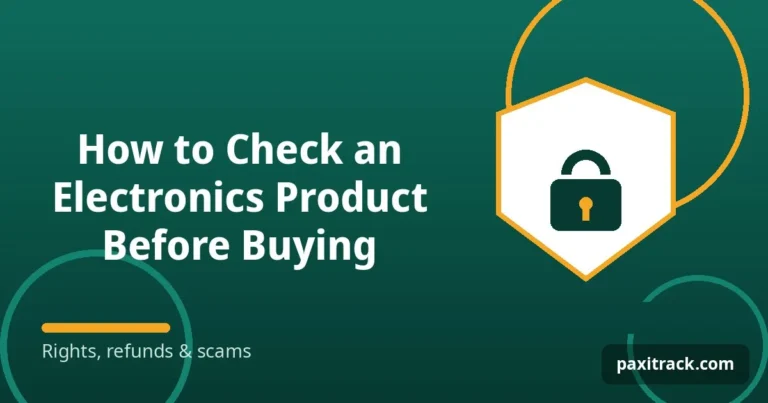 How to Check an Electronics Product Before Buying