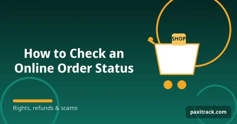 How to Check an Online Order Status