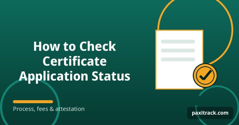 How to Check Certificate Application Status