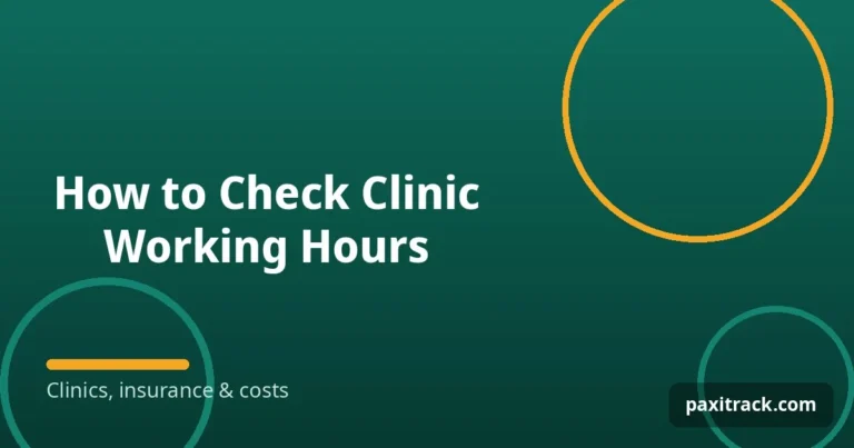 How to Check Clinic Working Hours