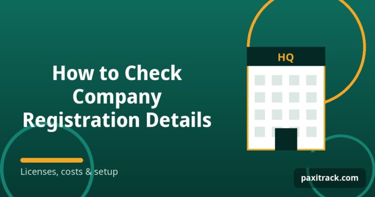 How to Check Company Registration Details