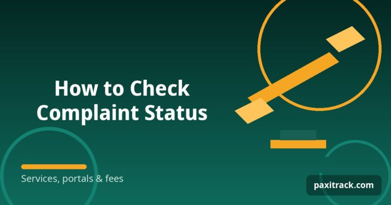 How to Check Complaint Status