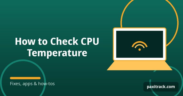 How to Check CPU Temperature