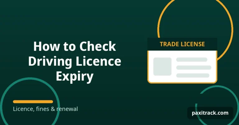 How to Check Driving Licence Expiry