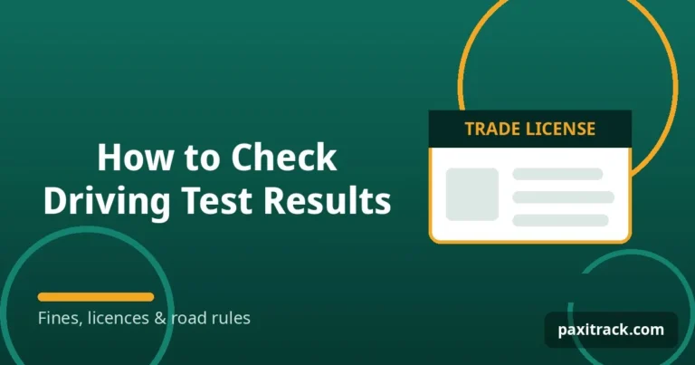How to Check Driving Test Results
