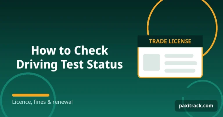 How to Check Driving Test Status