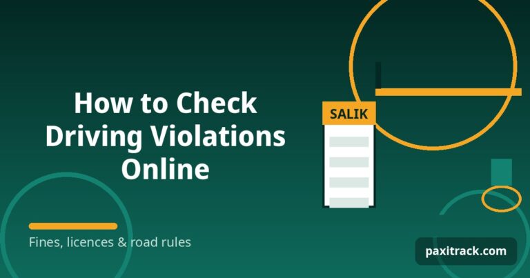How to Check Driving Violations Online