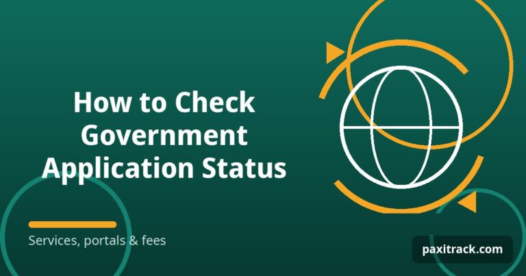 How to Check Government Application Status