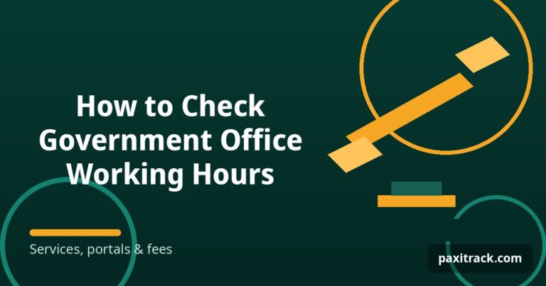 How to Check Government Office Working Hours