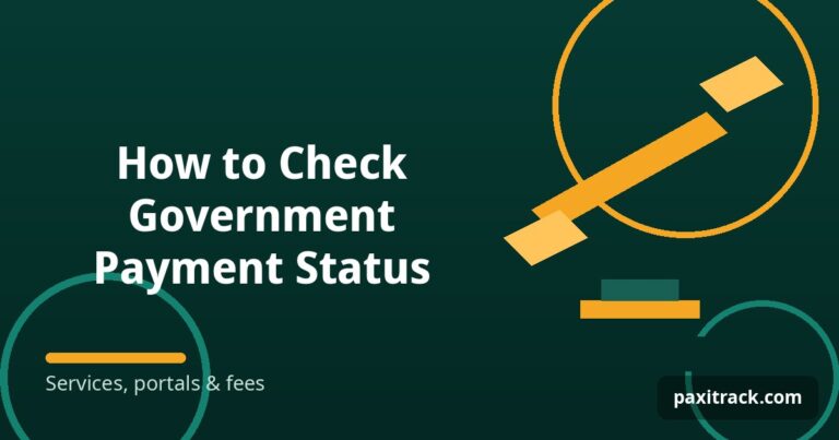 How to Check Government Payment Status