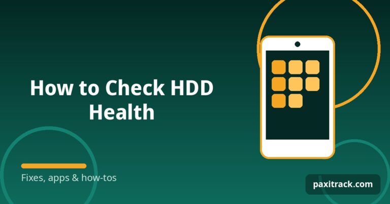 How to Check HDD Health