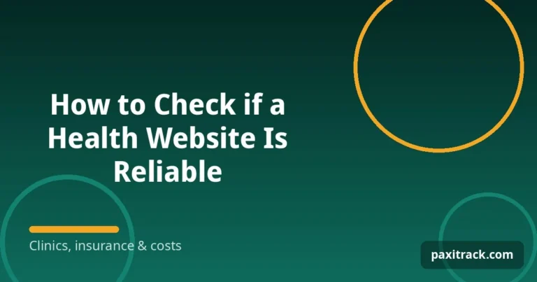 How to Check if a Health Website Is Reliable
