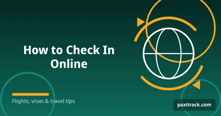 How to Check In Online