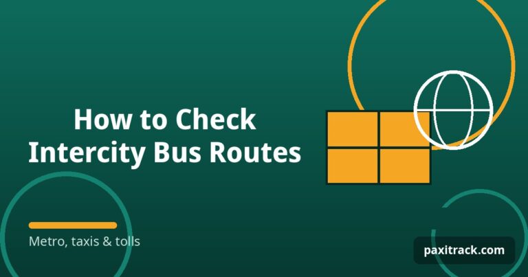 How to Check Intercity Bus Routes