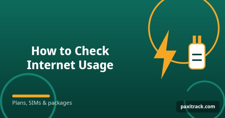 How to Check Internet Usage