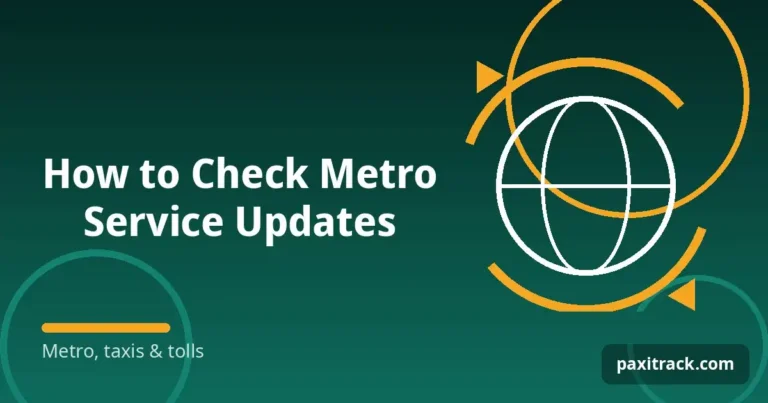 How to Check Metro Service Updates