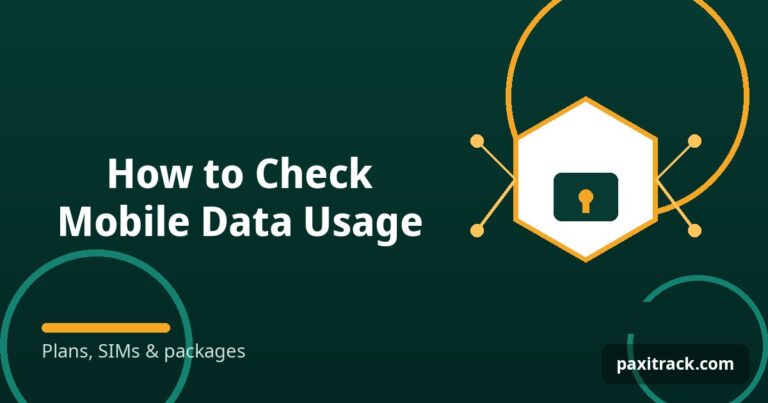 How to Check Mobile Data Usage
