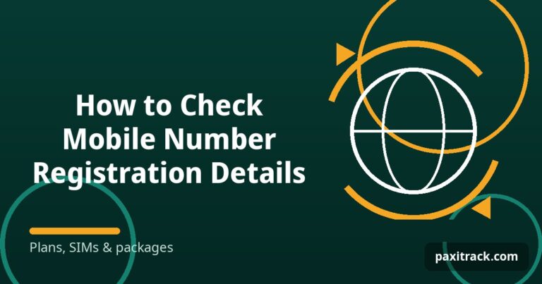 How to Check Mobile Number Registration Details