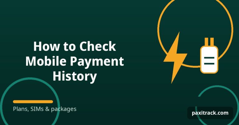 How to Check Mobile Payment History