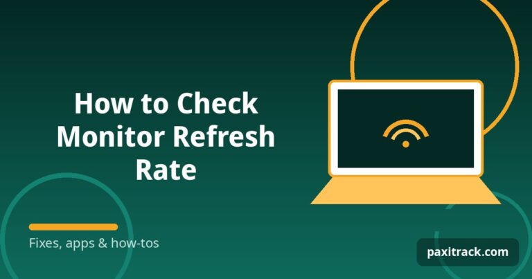 How to Check Monitor Refresh Rate