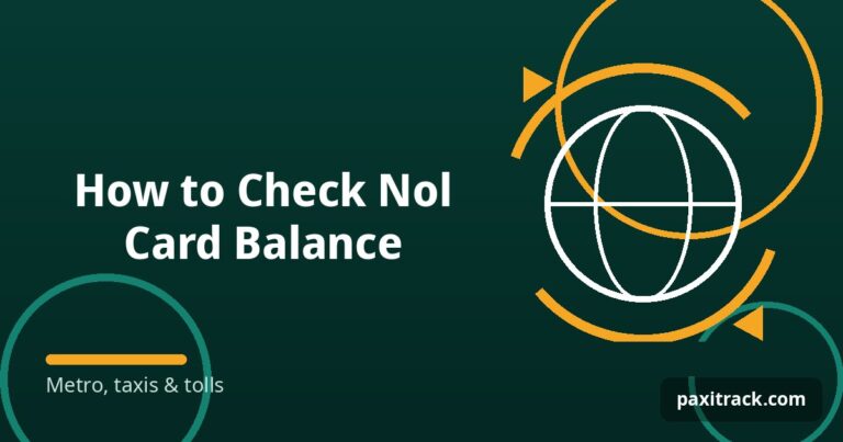 How to Check Nol Card Balance