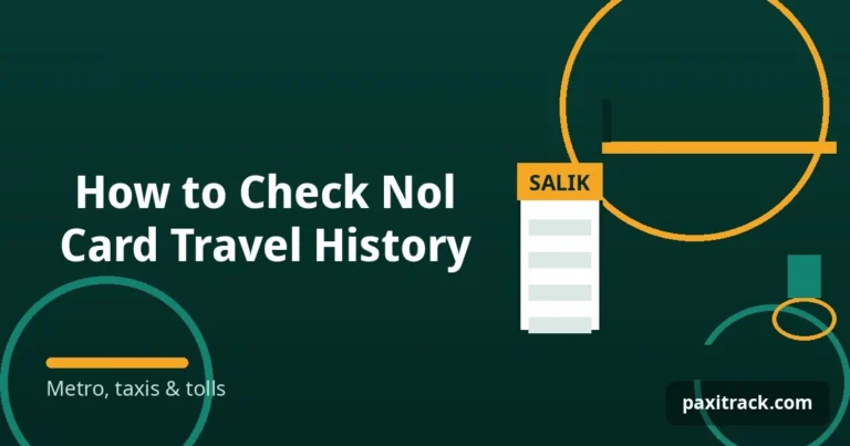 How to Check Nol Card Travel History