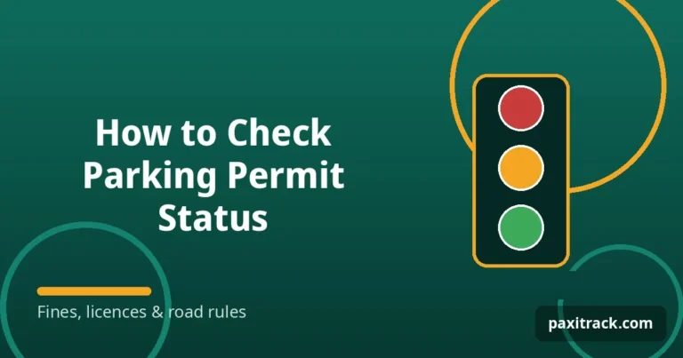 How to Check Parking Permit Status
