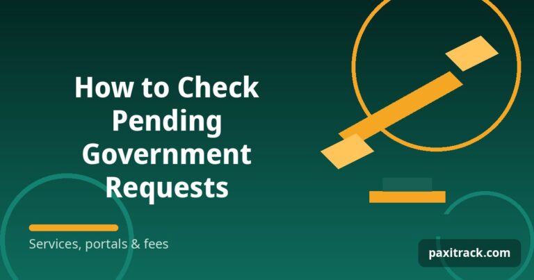 How to Check Pending Government Requests