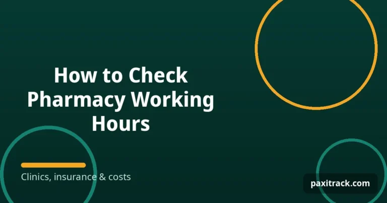 How to Check Pharmacy Working Hours