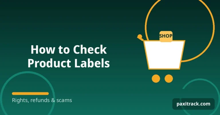 How to Check Product Labels