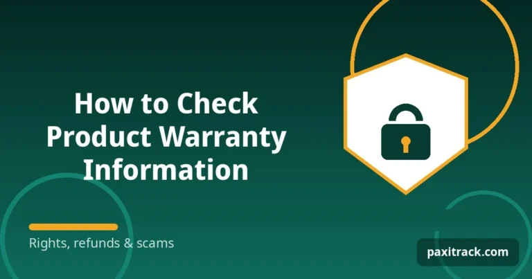 How to Check Product Warranty Information
