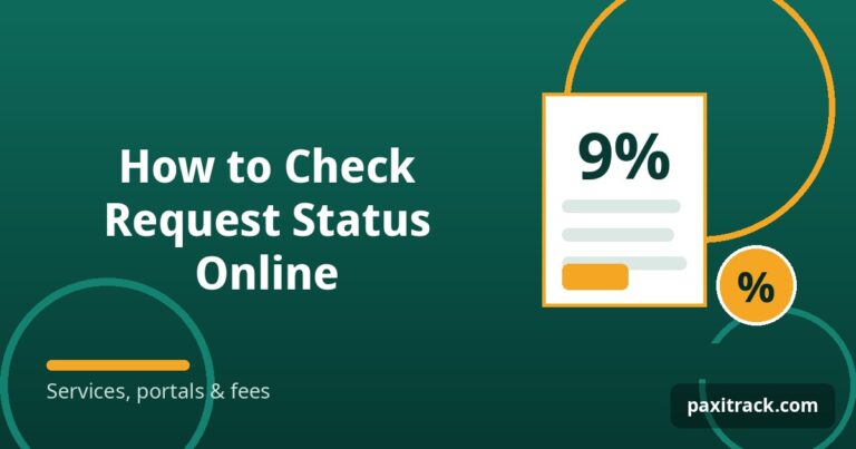 How to Check Request Status Online