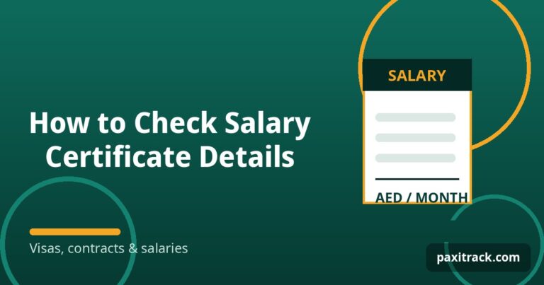 How to Check Salary Certificate Details