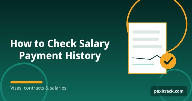 How to Check Salary Payment History
